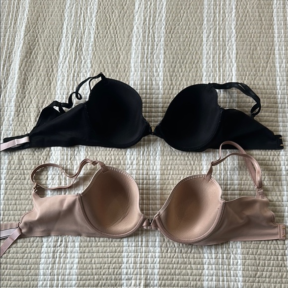 Black and Nude Women's Intimates Bra Set - Picture 2 of 4